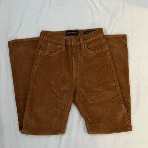 Aritzia Denim Forum Arlo High Rise Straight Corduroy